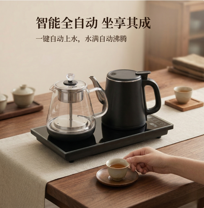 京喜 全自动底部双上水 电热茶壶 【201单上水】煮茶款